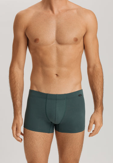 Cotton Essentials 2 Pack Boxer Brief With Covered Waistband | Herb Tea / Vint Indigo 73079-3022